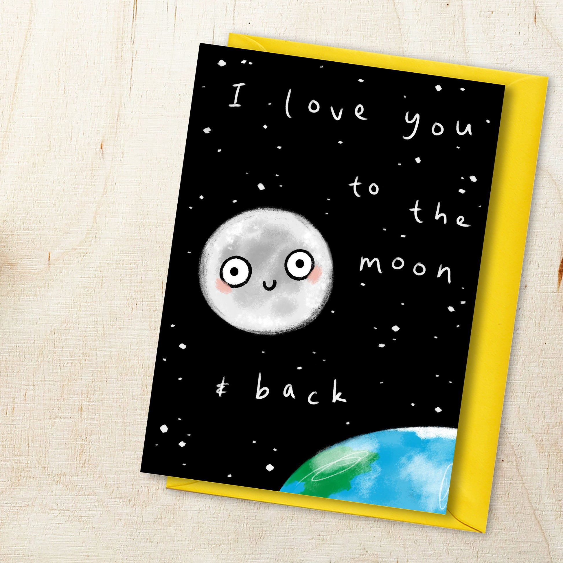 Love You To The Moon and Back Card 