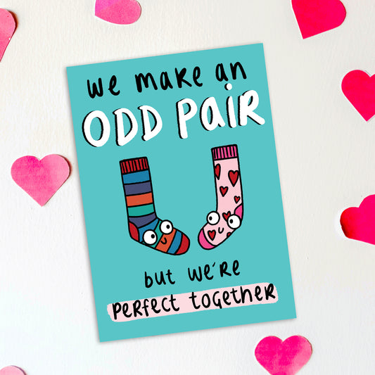 Odd Pair Socks Card