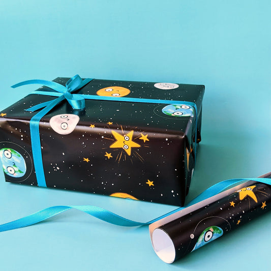 Space Gift Wrapping Paper