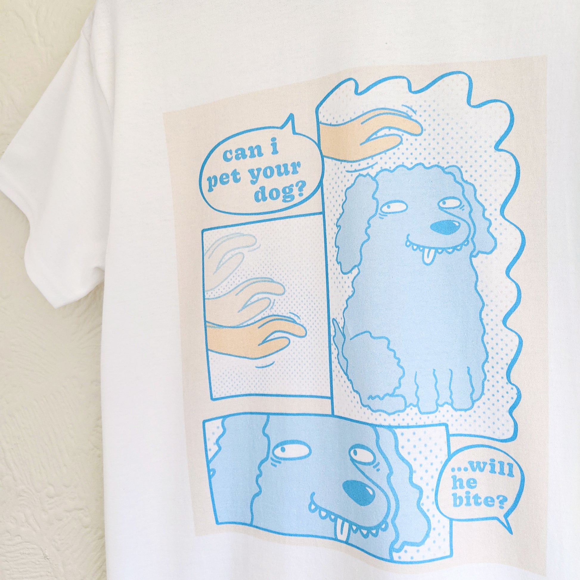 can i pet your dog funny tee