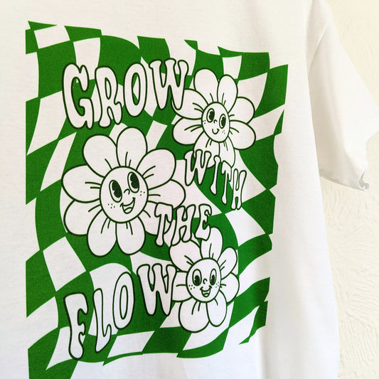Cool T Shirt Grow With The Flow