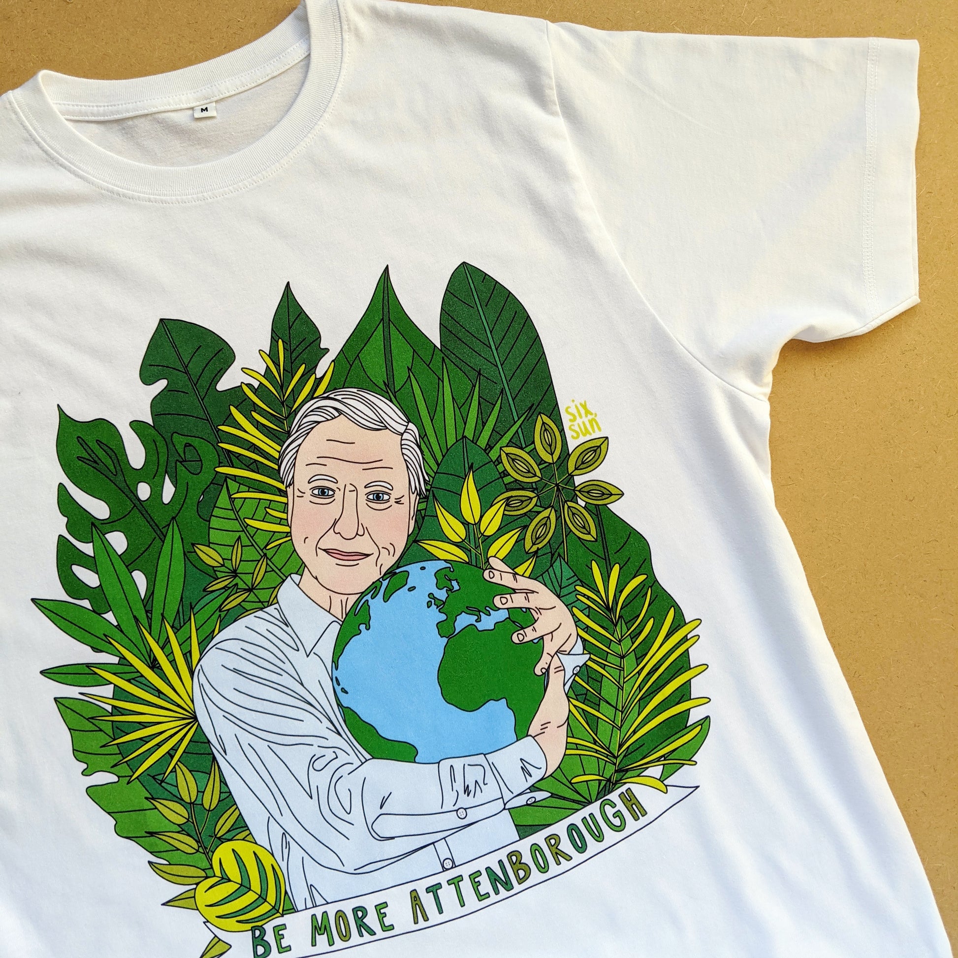 david attenborough t-shirt eco friendly