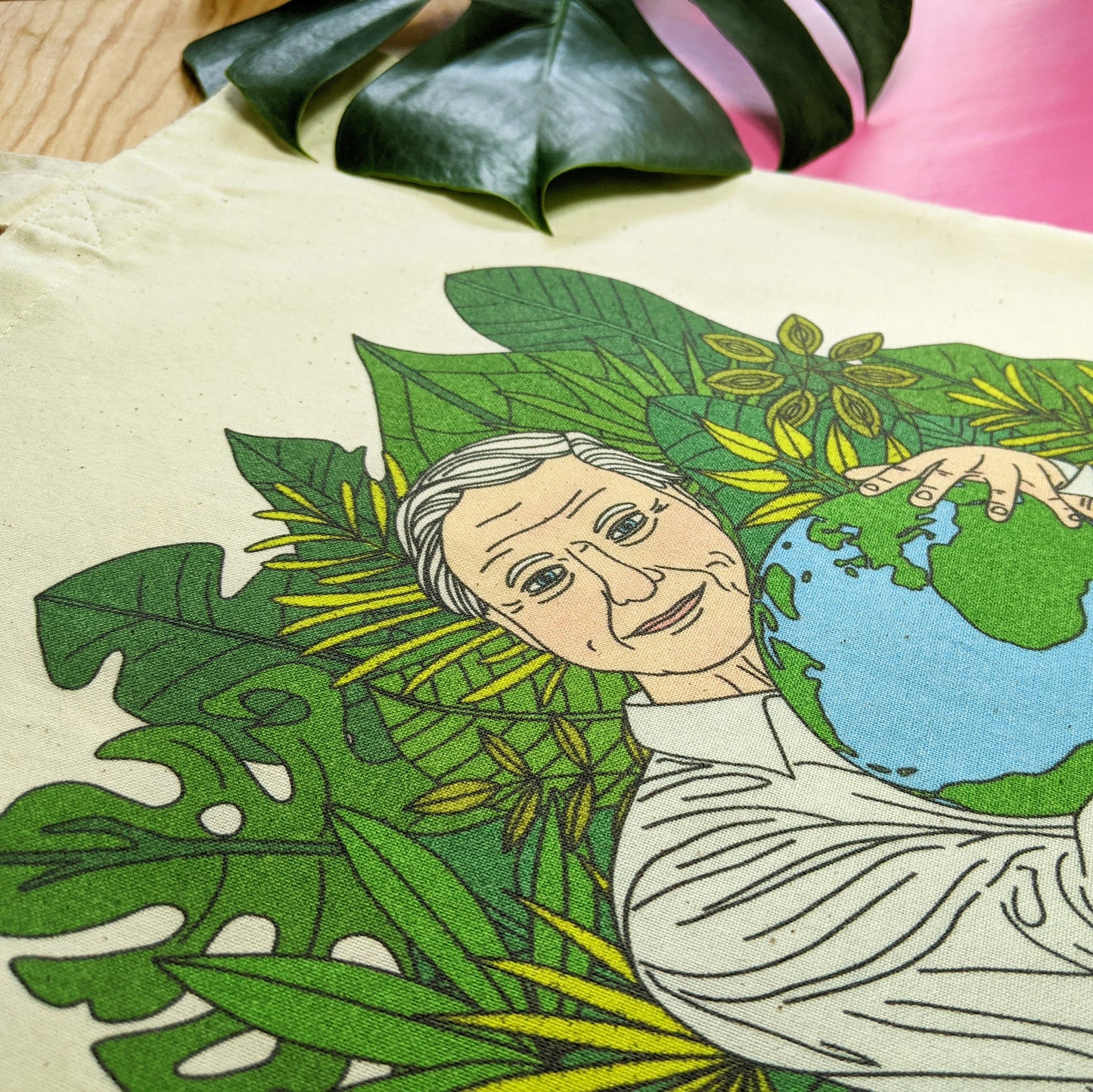 David Attenborough Organic Cotton Tote Bag