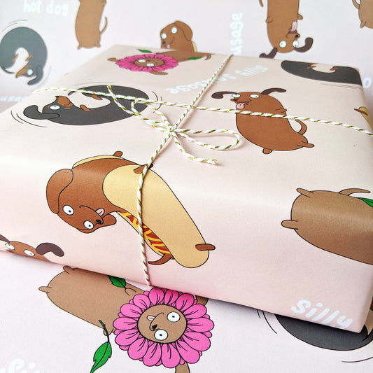 Sausage Dogs Gift Wrapping Paper