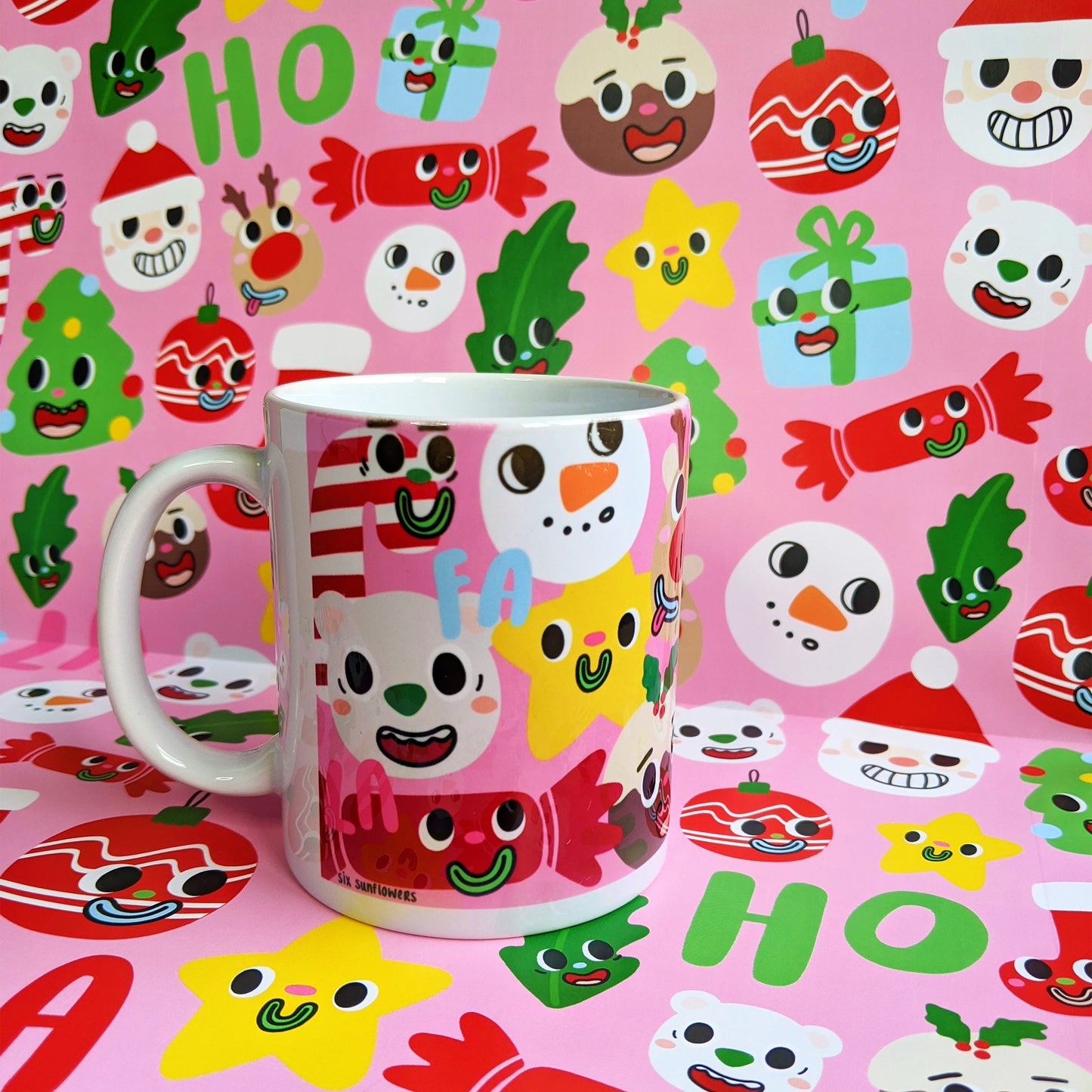 Christmas mug tea coffee novelty gift