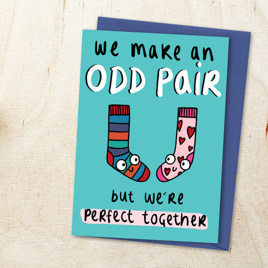Odd Pair Socks Card