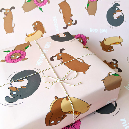 Sausage Dogs Gift Wrapping Paper
